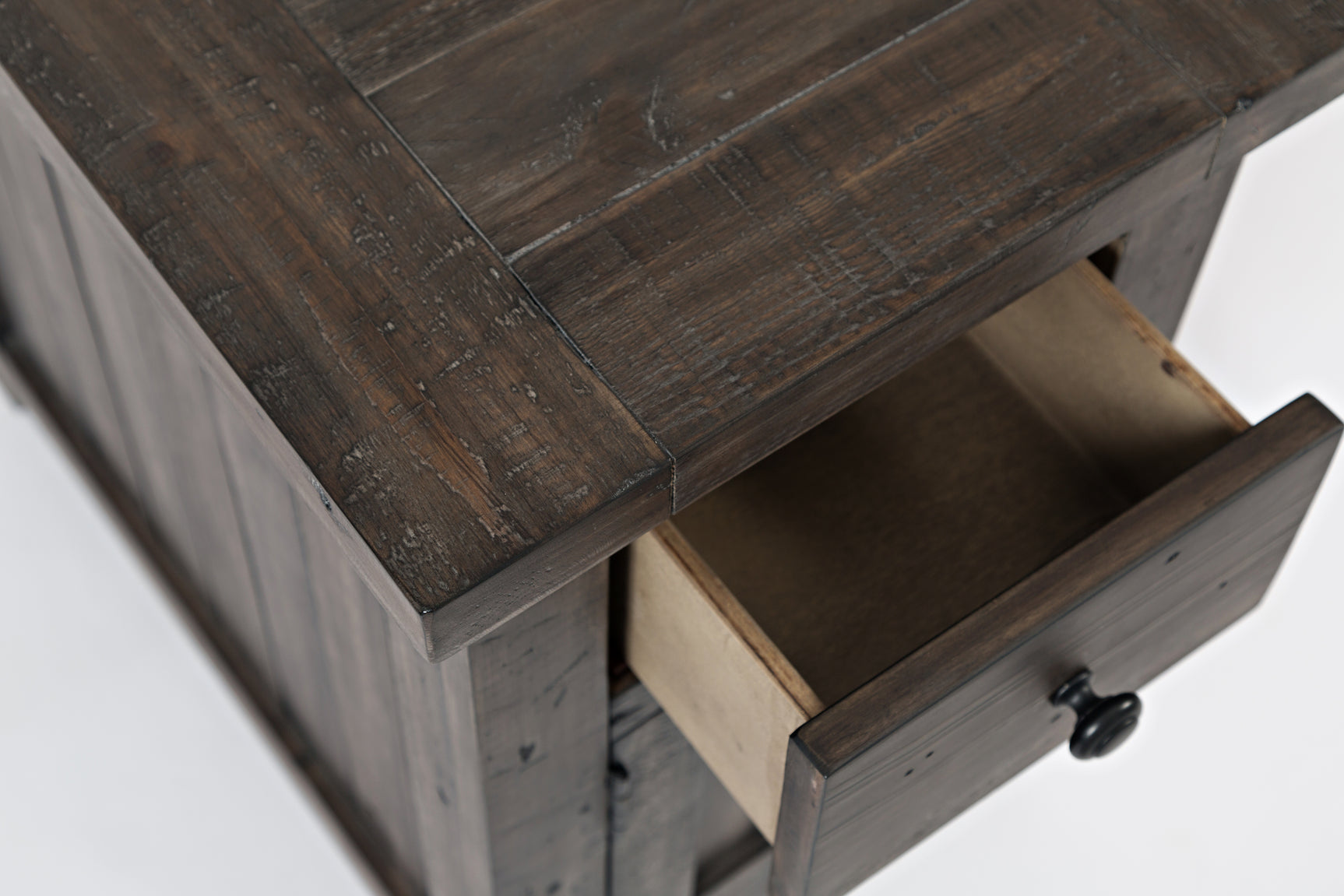 Madison County Barnwood Chairside Table - Ornate Home