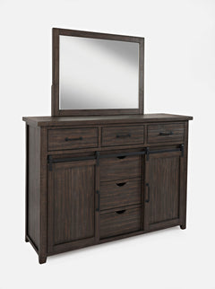 Madison County Barnwood Dresser & Mirror - Ornate Home