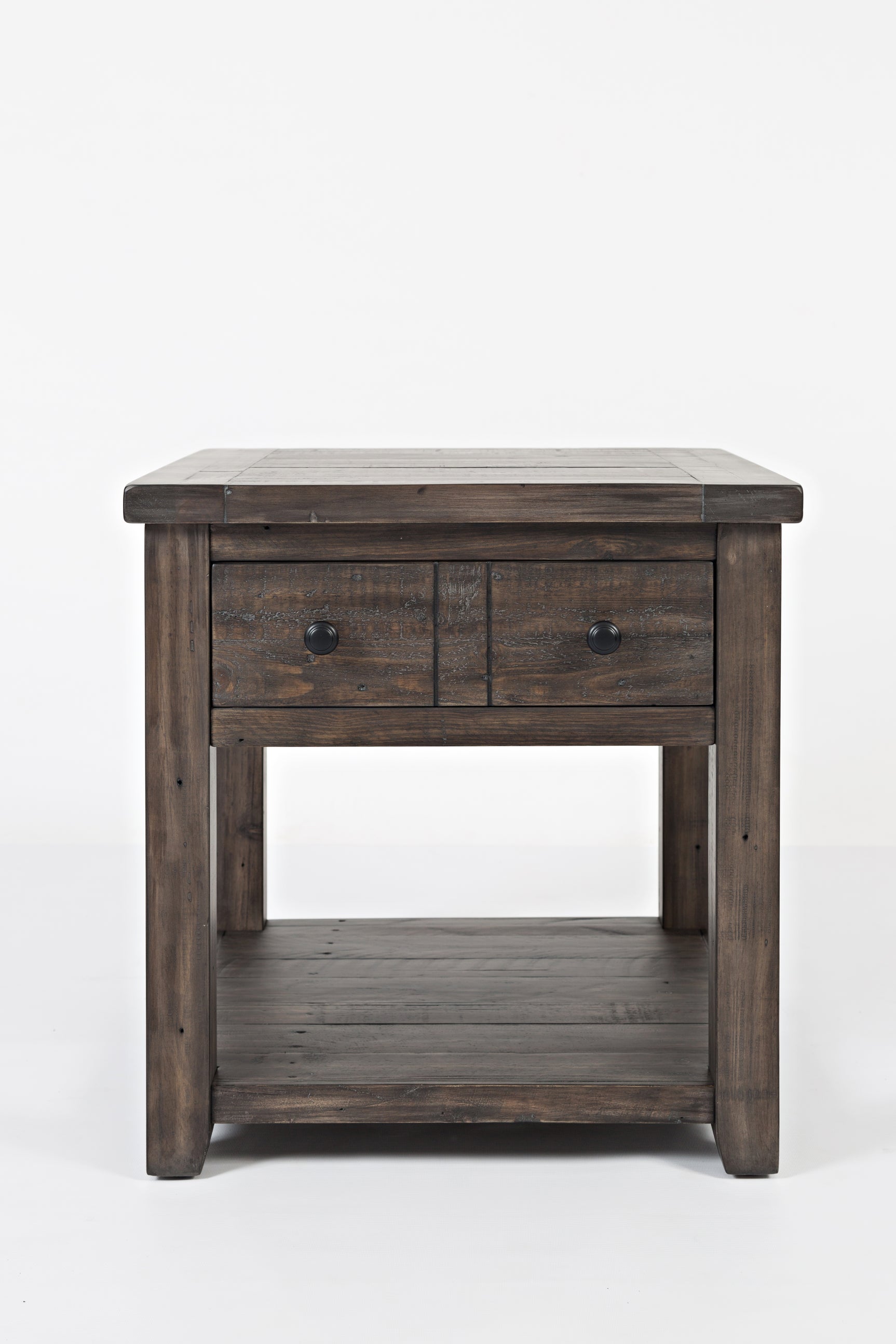 Madison County Barnwood End Table - Ornate Home