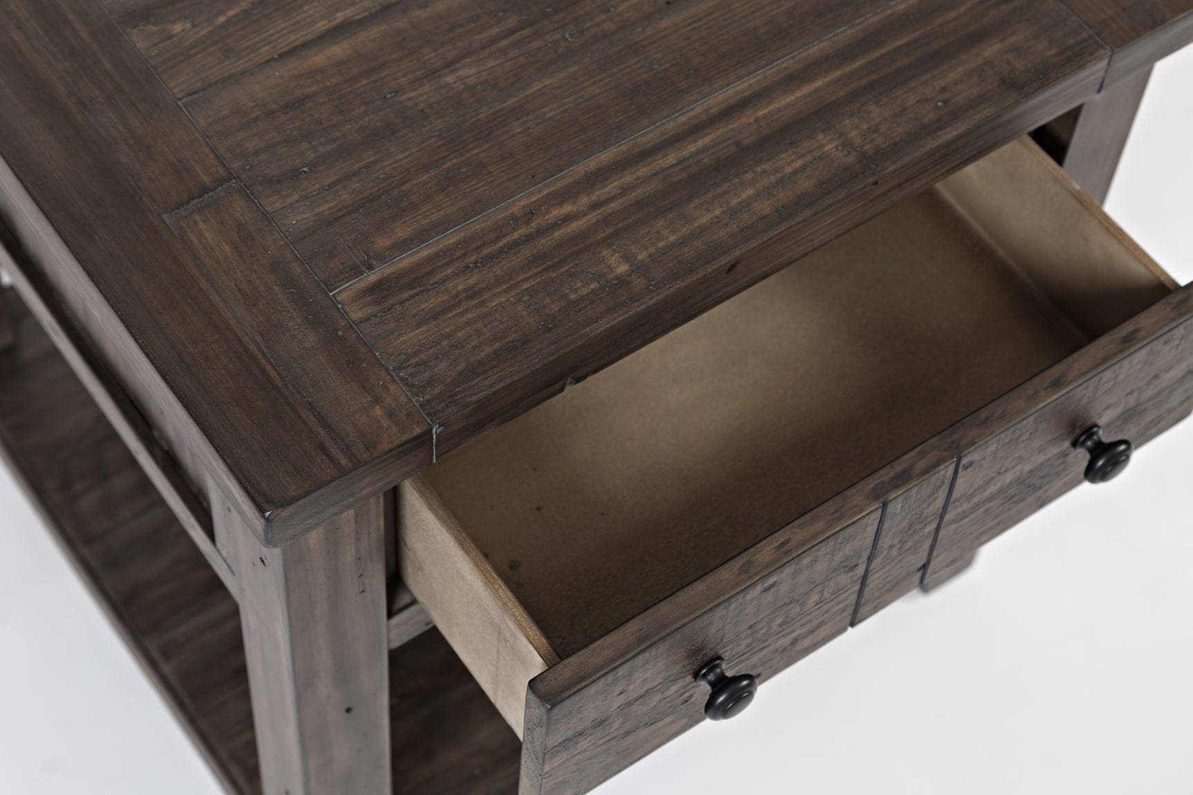 Madison County Barnwood End Table - Ornate Home