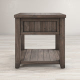 Madison County Barnwood End Table - Ornate Home