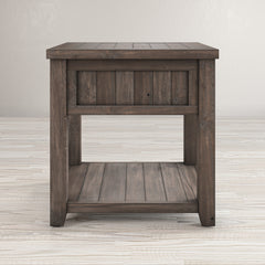 Madison County Barnwood End Table - Ornate Home