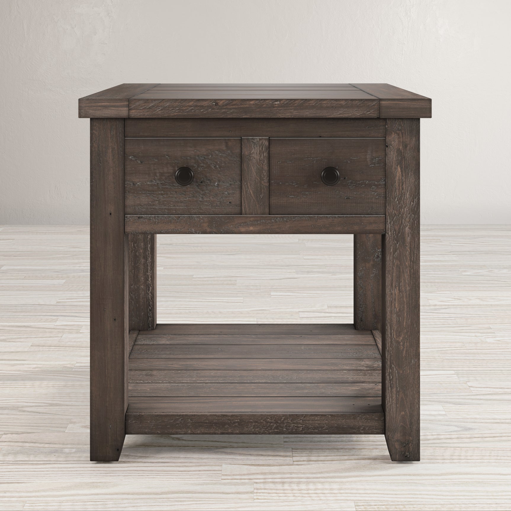 Madison County Barnwood End Table - Ornate Home
