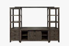 Madison County Barnwood Entertainment Wall - Ornate Home