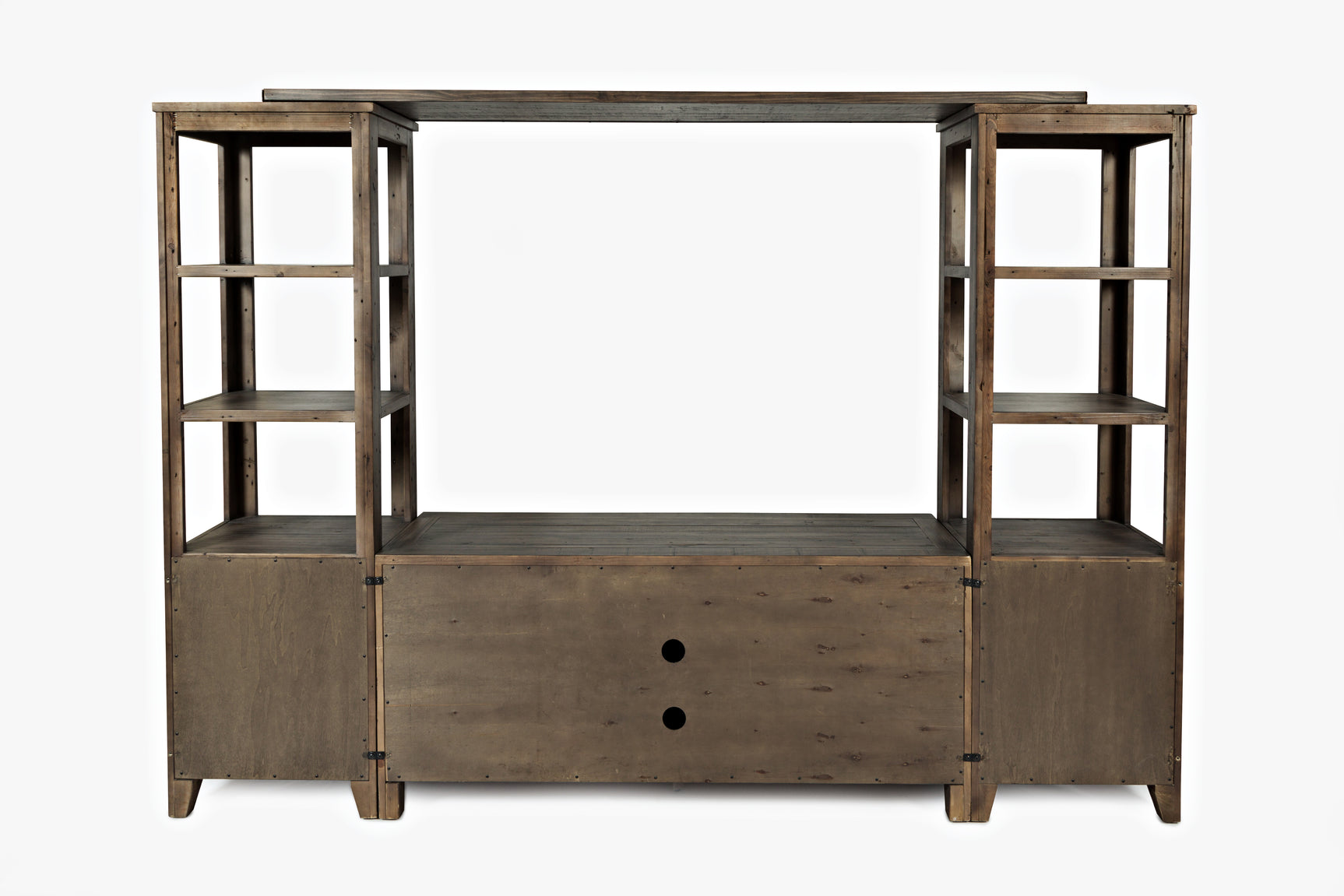Madison County Barnwood Entertainment Wall - Ornate Home