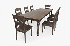 Madison County Barnwood Ext Dining Table w/ 4 Chairs - Ornate Home