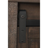 Madison County Barnwood King Barn Door Bed - Ornate Home