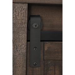 Madison County Barnwood King Barn Door Bed - Ornate Home