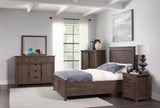 Madison County Barnwood King Panel Bed - Ornate Home