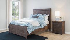 Madison County Barnwood King Panel Bed - Ornate Home