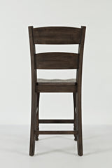 Madison County Barnwood Ladderback Stool (Set of 2) - Ornate Home