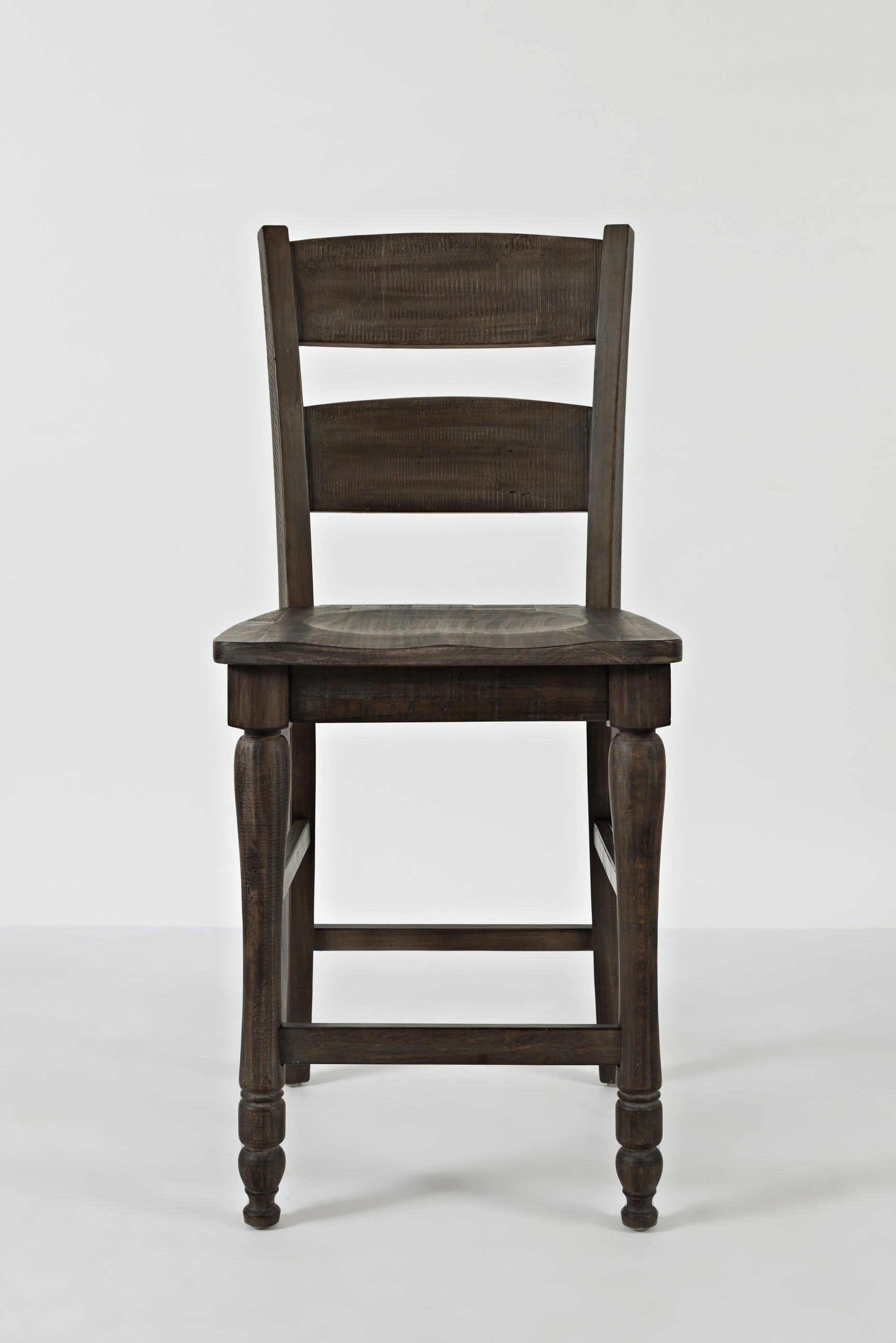 Madison County Barnwood Ladderback Stool (Set of 2) - Ornate Home