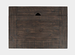 Madison County Barnwood Nightstand w/ Power Unit - Ornate Home