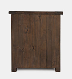 Madison County Barnwood Power Nightstand - Ornate Home