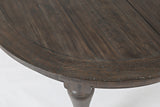 Madison County Barnwood Round to Oval Dining Table - Ornate Home