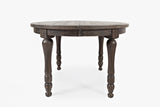 Madison County Barnwood Round to Oval Dining Table - Ornate Home