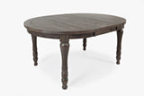 Madison County Barnwood Round to Oval Dining Table - Ornate Home