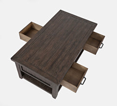 Madison County Harris Barnwood Cocktail Table - Ornate Home