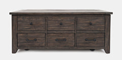 Madison County Harris Barnwood Lift Lid Cocktail Table - Ornate Home
