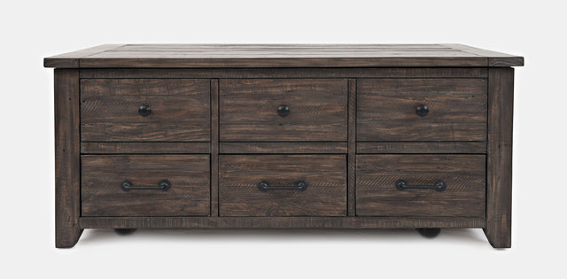 Madison County Harris Barnwood Lift Lid Cocktail Table - Ornate Home