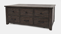 Madison County Harris Barnwood Lift Lid Cocktail Table - Ornate Home