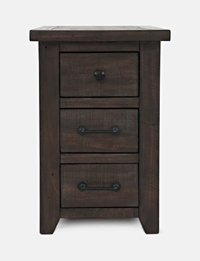 Madison County Harris Barnwood Power Chairside Table - Ornate Home