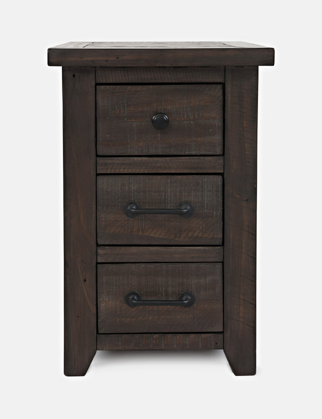 Madison County Harris Barnwood Power Chairside Table - Ornate Home