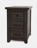 Madison County Harris Barnwood Power Chairside Table - Ornate Home