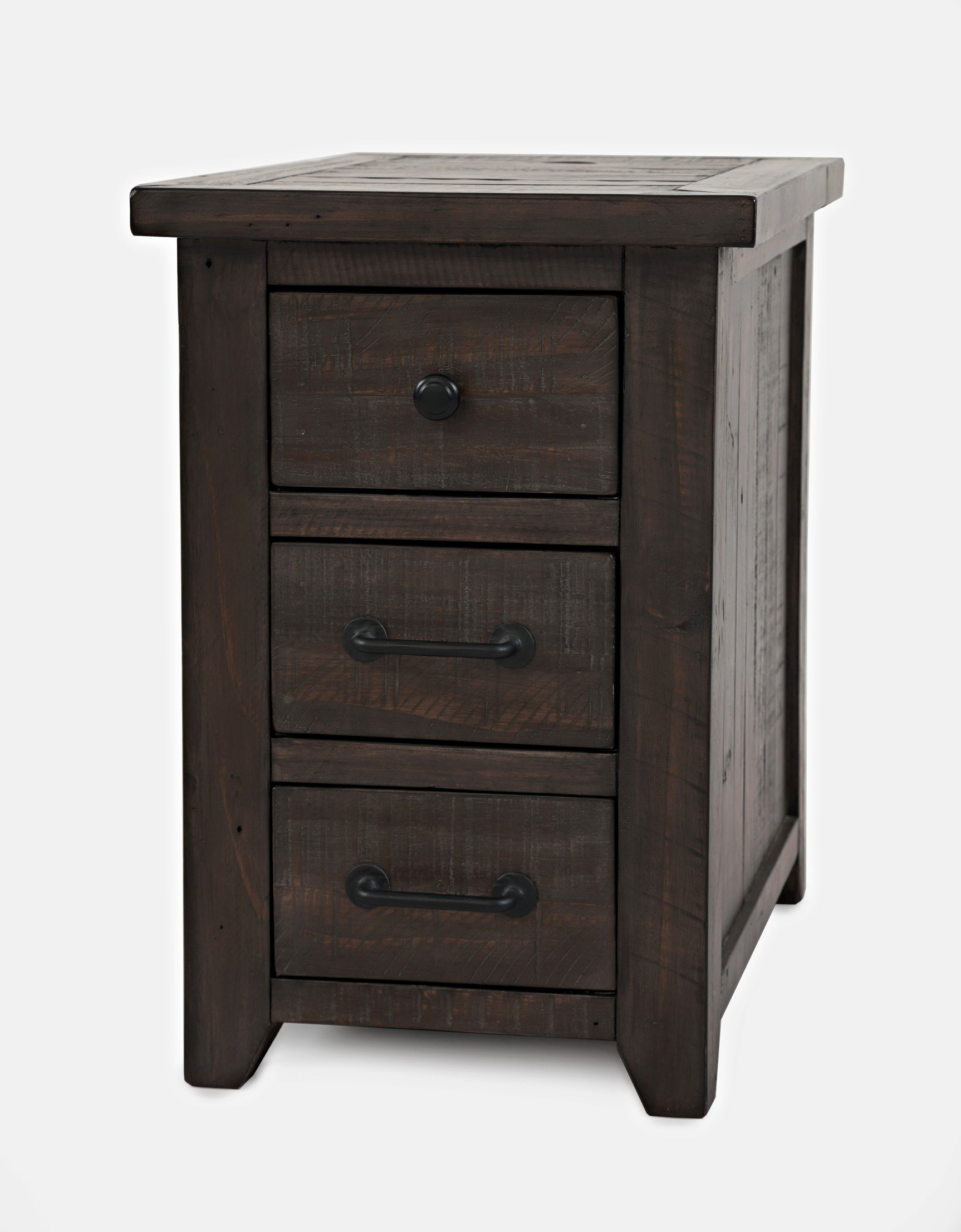 Madison County Harris Barnwood Power Chairside Table - Ornate Home