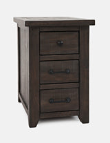 Madison County Harris Barnwood Power Chairside Table - Ornate Home