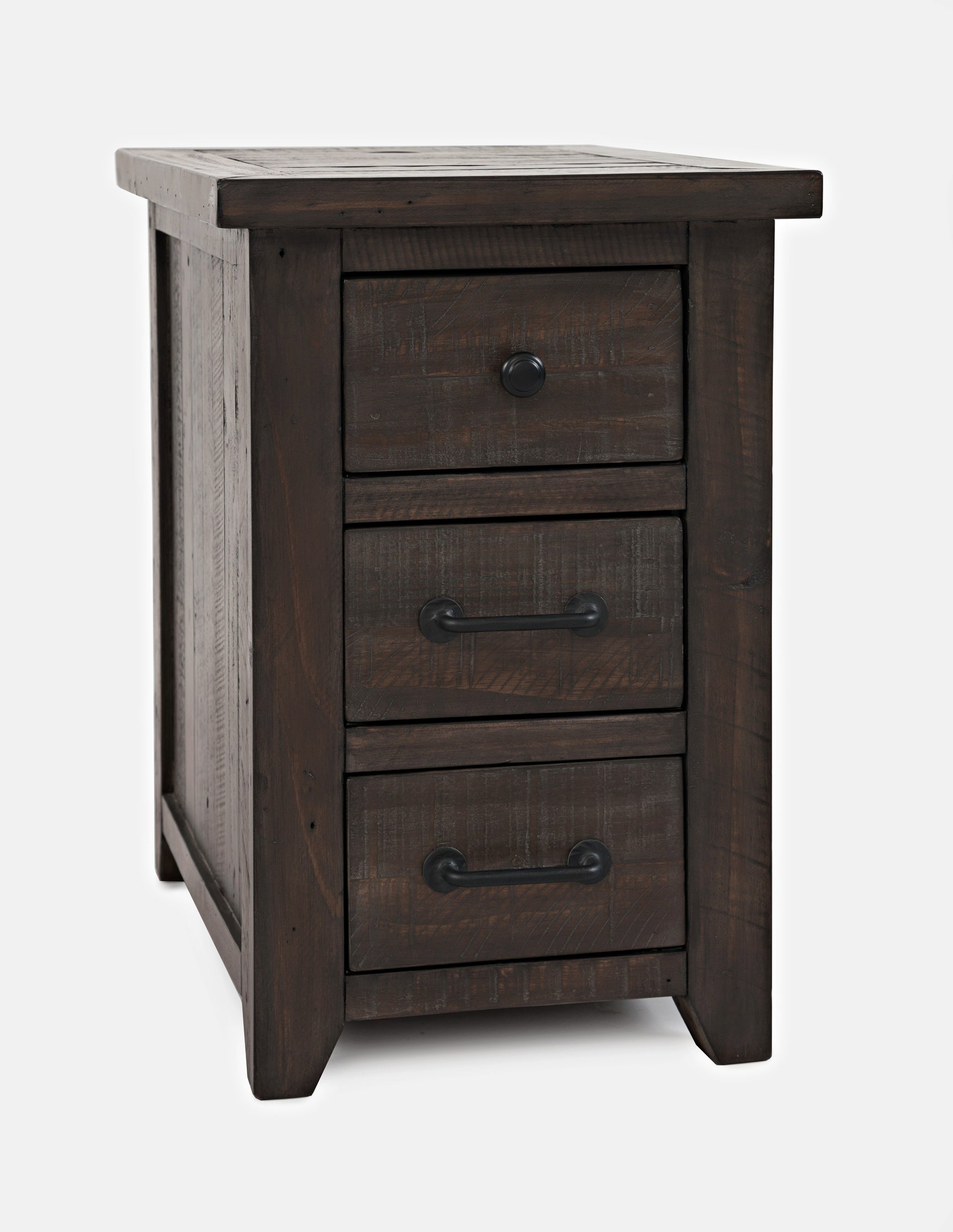 Madison County Harris Barnwood Power Chairside Table - Ornate Home