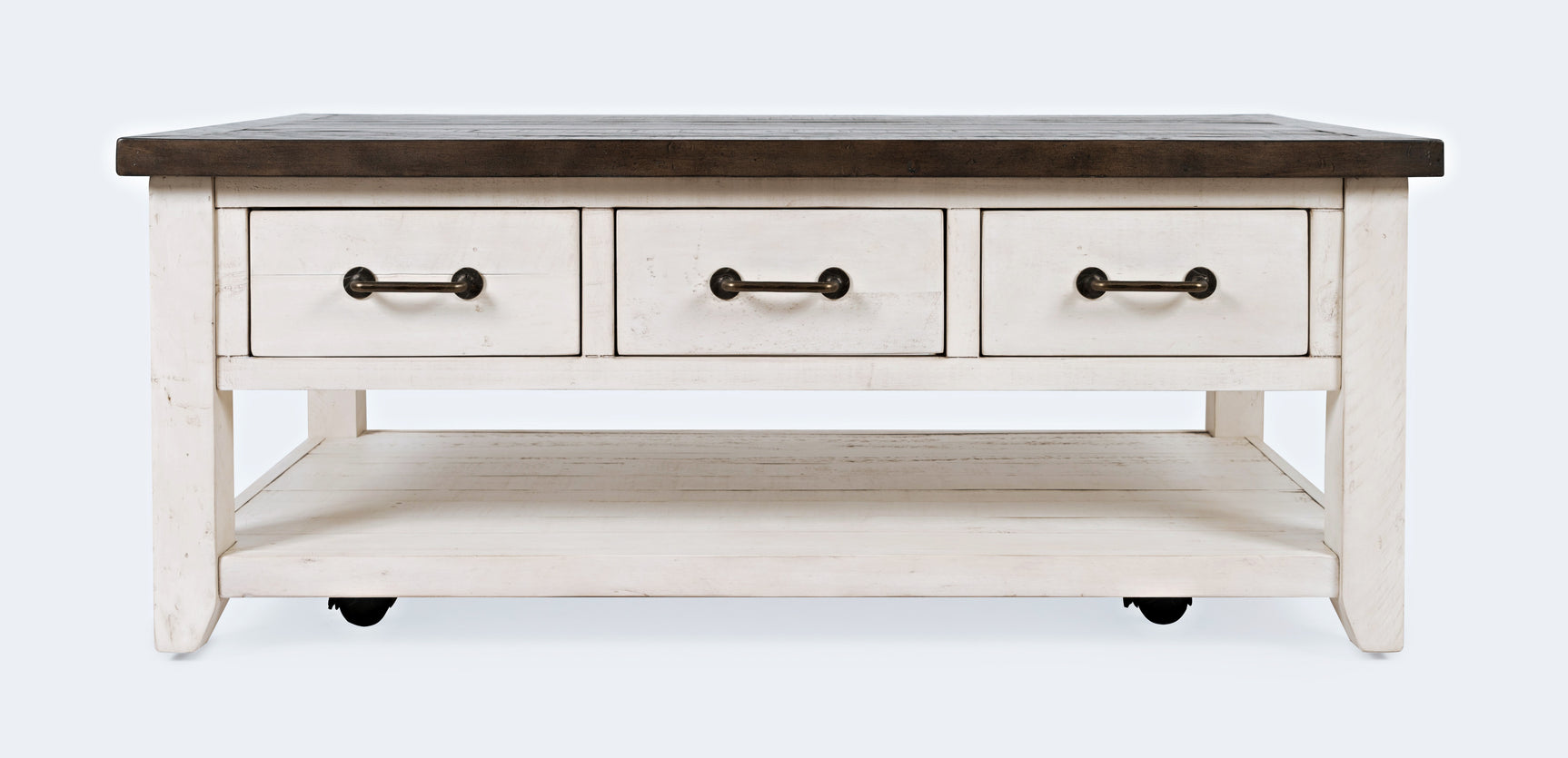 Madison County Harris Vintage White Cocktail Table - Ornate Home