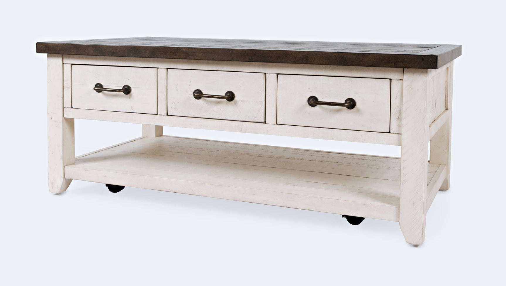 Madison County Harris Vintage White Cocktail Table - Ornate Home