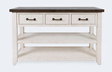 Madison County Harris Vintage White Console Table - Ornate Home
