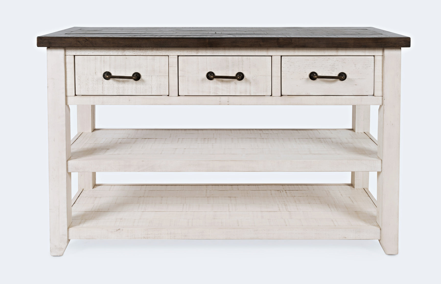 Madison County Harris Vintage White Console Table - Ornate Home