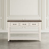 Madison County Harris Vintage White Console Table - Ornate Home