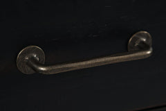 Madison County Vintage Black 3-Piece Queen Panel Bedroom Set - Ornate Home