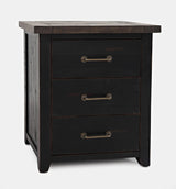 Madison County Vintage Black 4-Piece Queen Panel Bedroom Set - Ornate Home