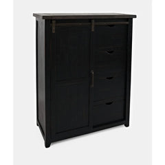 Madison County Vintage Black 5-Piece King Panel Bedroom Set - Ornate Home
