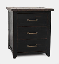 Madison County Vintage Black 5-Piece Queen Panel Bedroom Set - Ornate Home