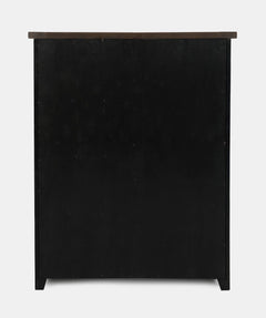 Madison County Vintage Black 5-Piece Queen Panel Bedroom Set - Ornate Home