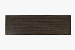 Madison County Vintage Black 60 Barn Door Server - Ornate Home