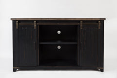 Madison County Vintage Black 60 Barn Door Server - Ornate Home