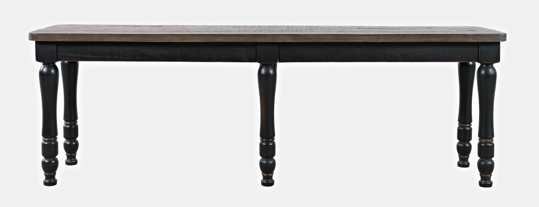 Madison County Vintage Black Dining Bench - Ornate Home
