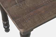 Madison County Vintage Black Dining Bench - Ornate Home
