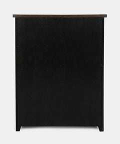 Madison County Vintage Black Door Chest - Ornate Home