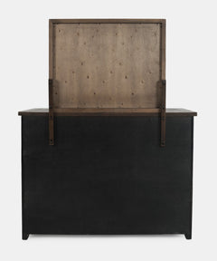 Madison County Vintage Black Door Dresser - Ornate Home