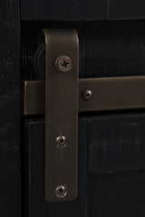 Madison County Vintage Black Door Dresser - Ornate Home