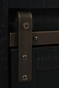 Madison County Vintage Black Door Dresser - Ornate Home