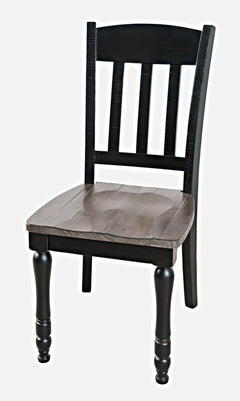 Madison County Vintage Black Ext Dining Dining Table w/ 4 Chairs - Ornate Home